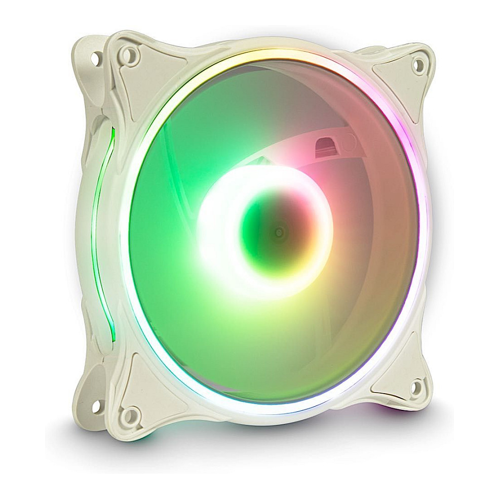 Ftohës për Kasë Inter-Tech Argus L-12025W / 120mm / 25mm / PWM / ARGB / 24 LED – Bardhë