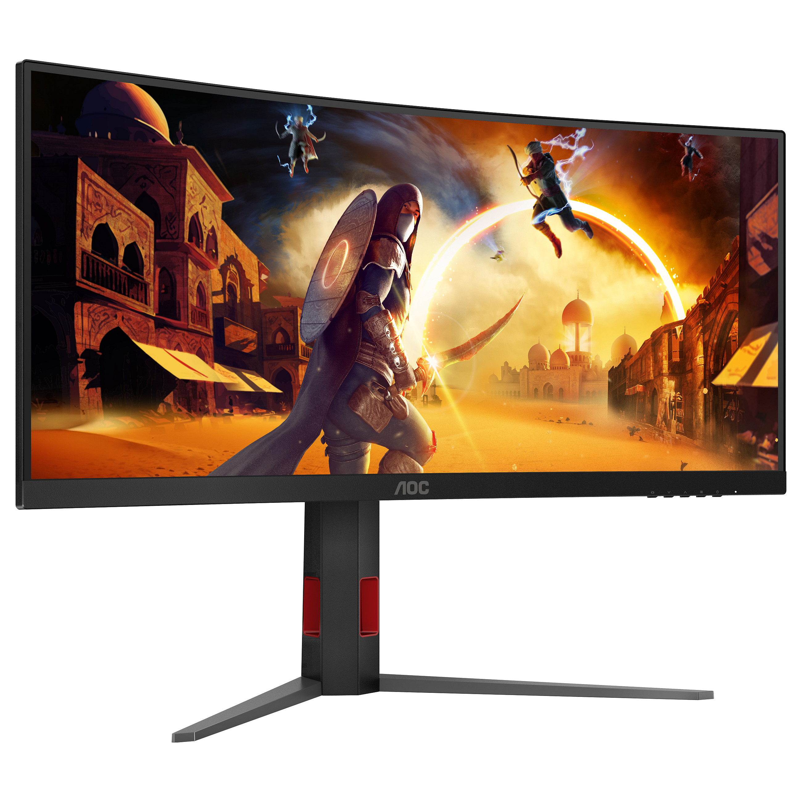 Monitor Gaming AOC CU34G4Z / 34" / WQHD Fast VA LCD Curved / 240Hz / 1ms / HDMI+DP+USB - Zezë - 9
