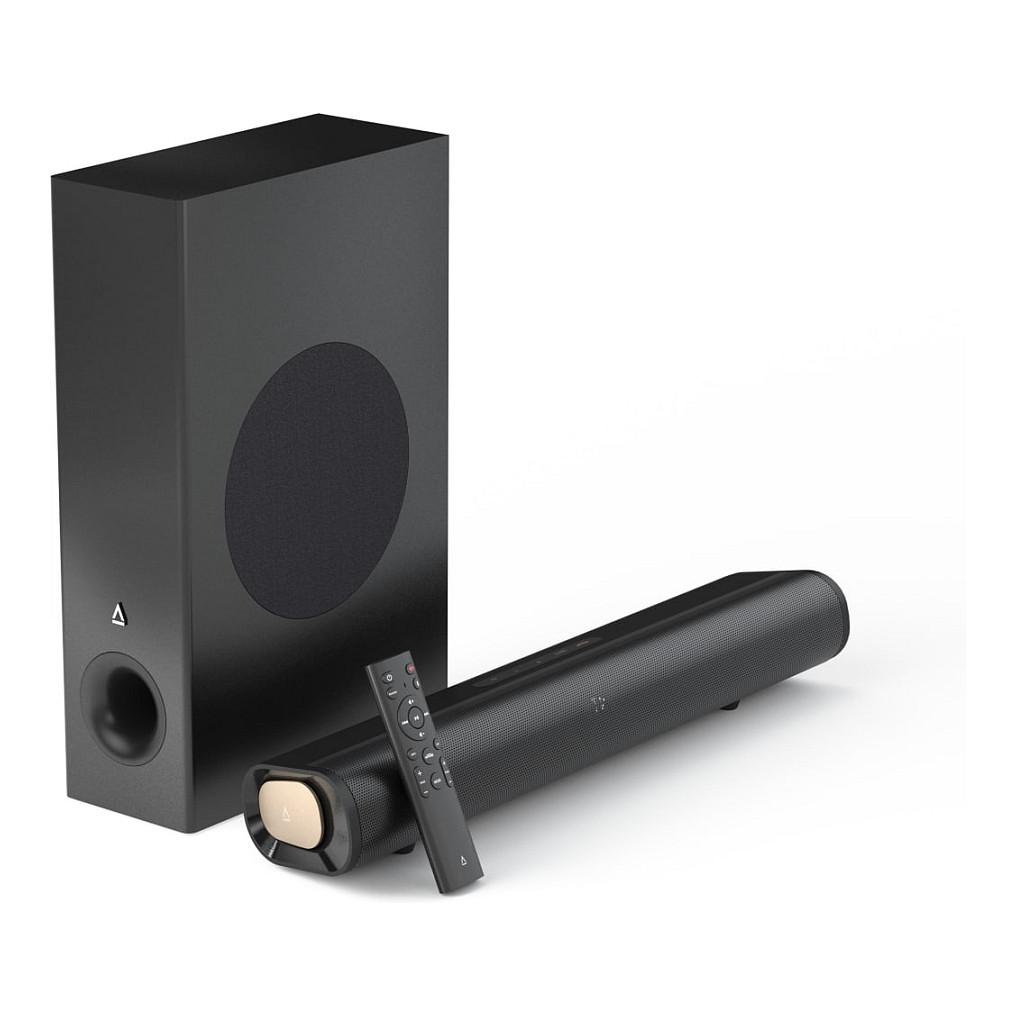 Soundbar Creative Stage Pro, 2.1 kanale, Dolby Audio, 80 W RMS, Bluetooth 5.3, HDMI ARC, USB-C, Subwoofer - Zezë