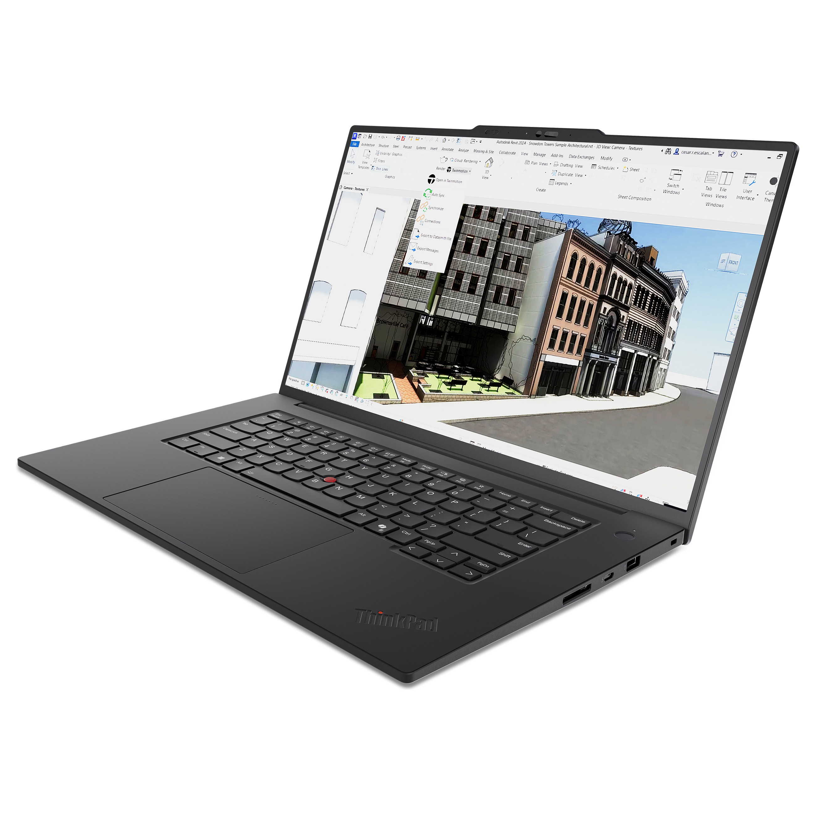 Laptop Lenovo ThinkPad T1g Gen 8 / Core Ultra 7‑255H / 64GB LPDDR5x / 512GB / 16" WQUXGA IPS 60Hz / RTX 5060 8GB – Zezë - 3