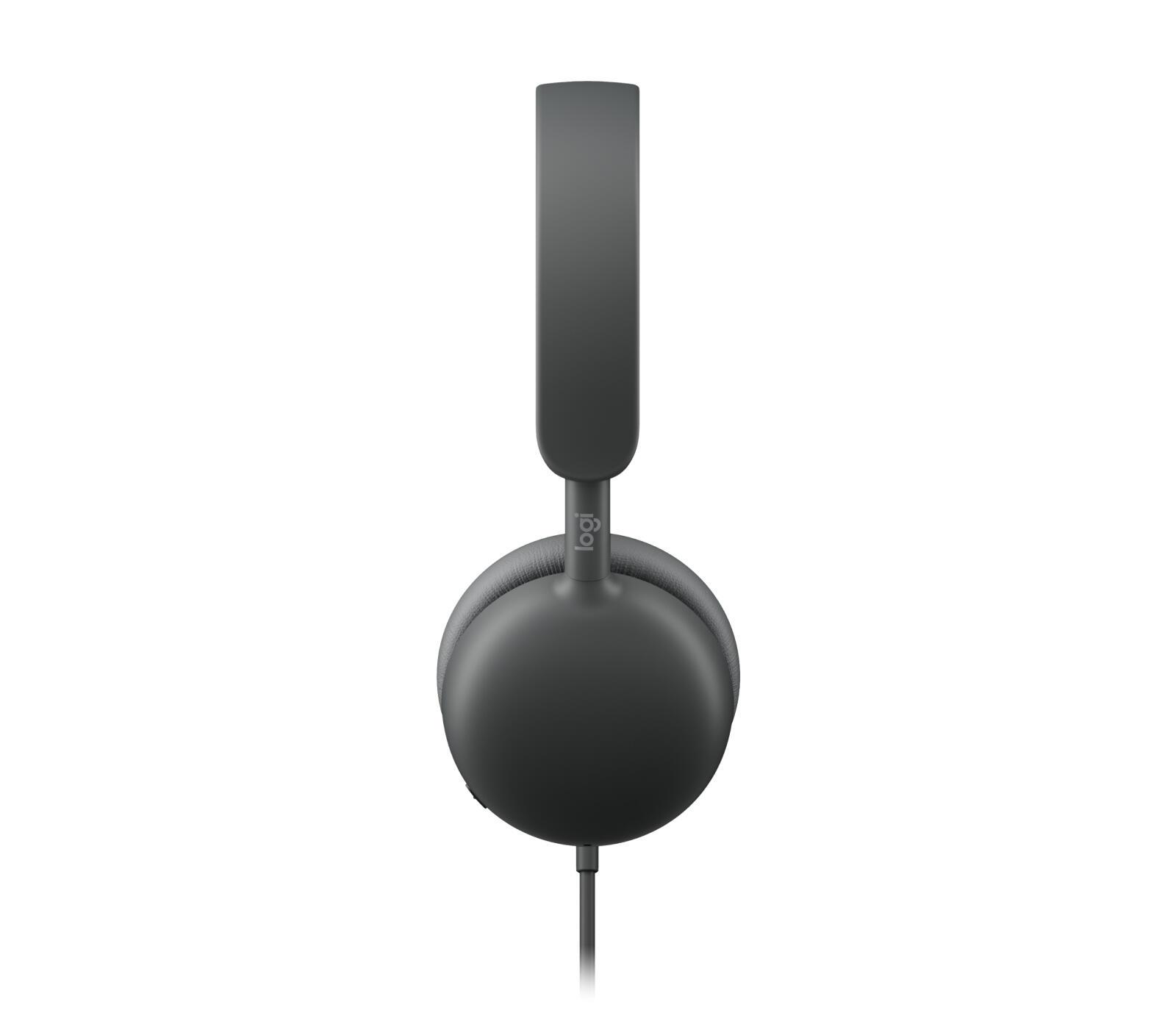 Kufje me kabllo Logitech Zone Wired 2 UC / USB-C + USB-A / ANC / Driver 40mm - Gri - 3