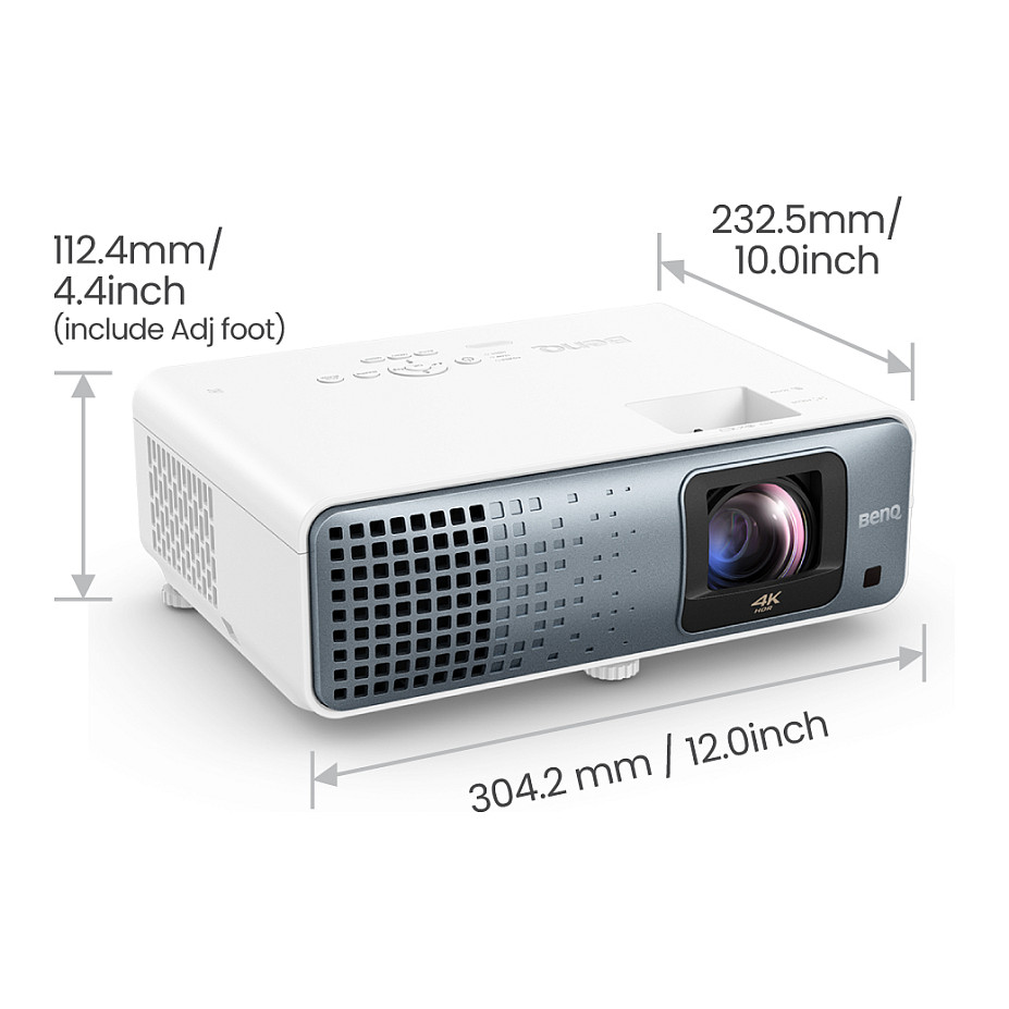 Projektor BenQ TK710STi DLP / UHD 4K (3840 x 2160) / 3200 lumen / Laser / HDMI 2.0b + RS-232 - Gri - 4