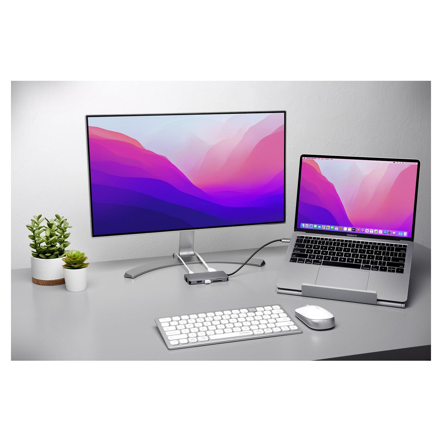 Docking Station Kensington UH1400P / USB-C / 8-in-1 / HDMI / LAN - Argjend - 15