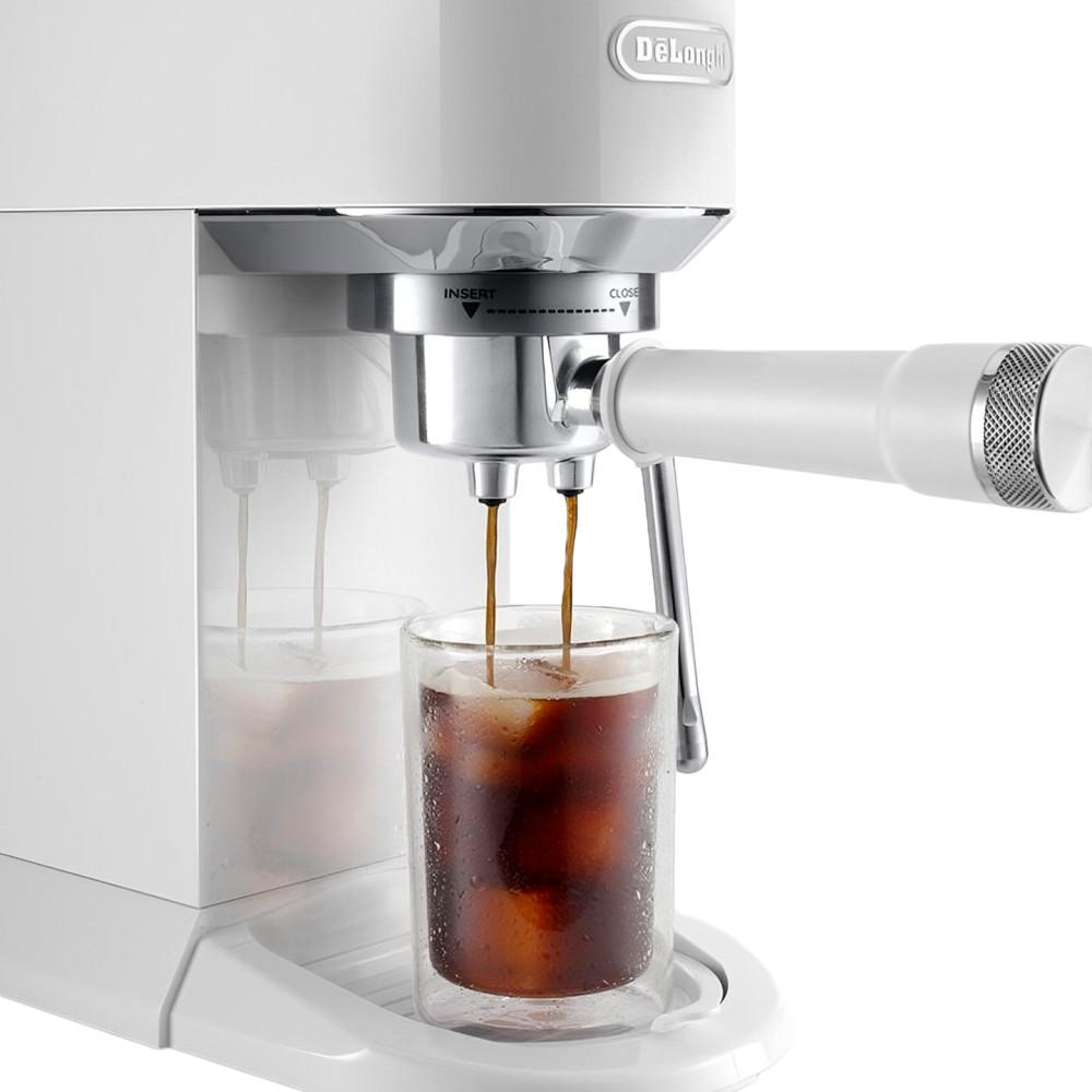 Aparat për kafe De’Longhi Dedica Duo EC890.WI, 15 bar, 1450W, 1.1L, Cold Brew - Bardhë - 4