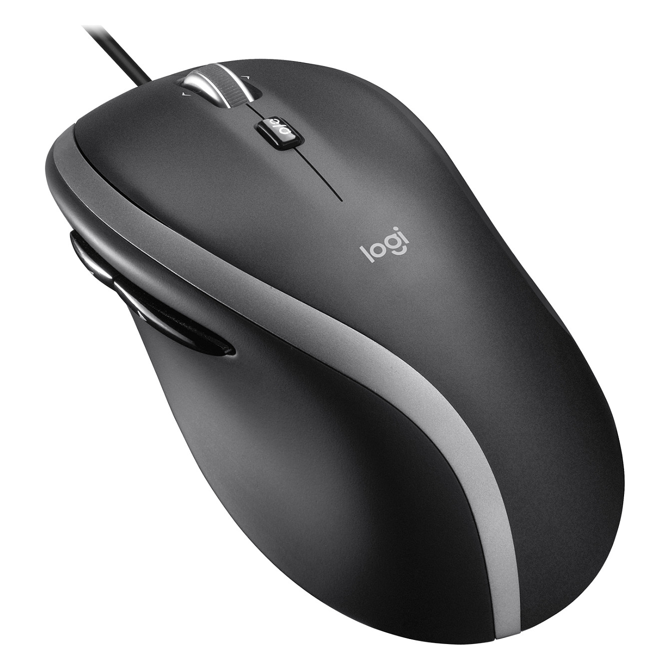 Maus me kabllo Logitech M500s / Optik / 4000 DPI / 7 Butona / Hyper-Fast Scroll - Zezë - 2