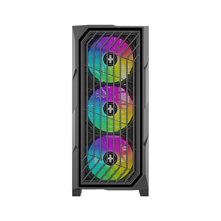 Kasë PC Xilence Performance A+ BREEZE II / Mid Tower / ATX / 3x 140mm ARGB + 1x 120mm PWM Fan / Tempered Glass / Mesh / 360mm Radiator - Zezë