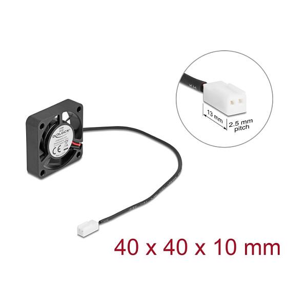 Ftohës për Kasë DeLOCK 67286 / 40mm / 6000 RPM – Zezë - 3