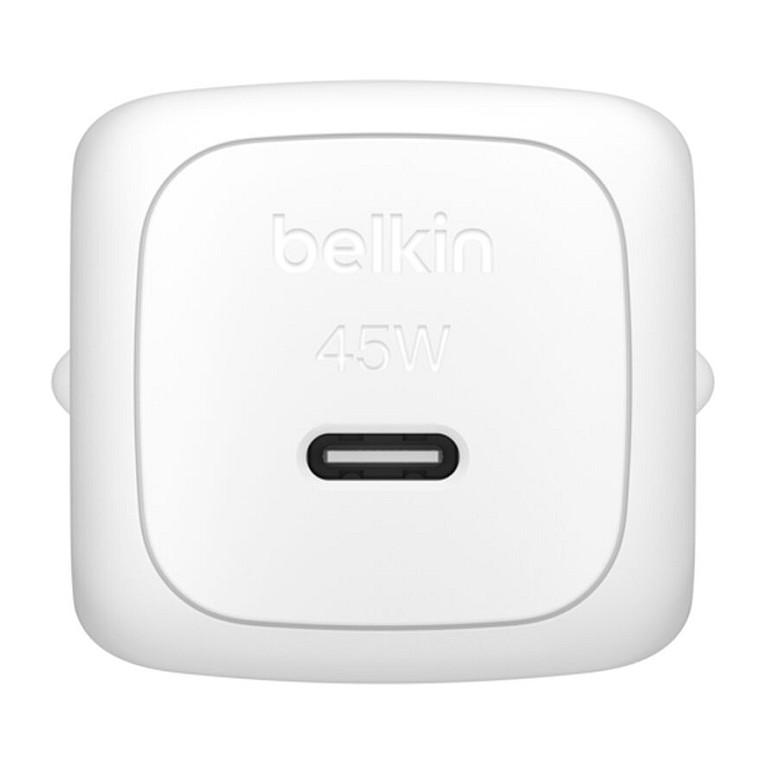 Adapter Belkin BoostCharge Compact, USB-C, Power Delivery 3.1, 45W - Bardhë - 3