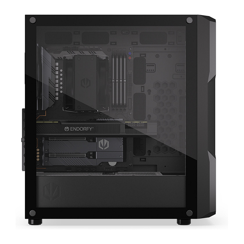 Kasë PC ENDORFY Regnum 400 Air / Mid Tower / ATX / 3x 120mm Front + 1x 120mm Rear Fan / Mesh / 360mm Radiator - Zezë - 11