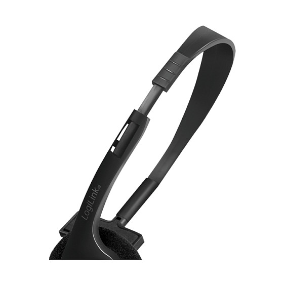 Kufje me kabllo LogiLink HS0054 / Mono / Mikrofon / 3.5 mm / 1.8 m – Zezë - 3
