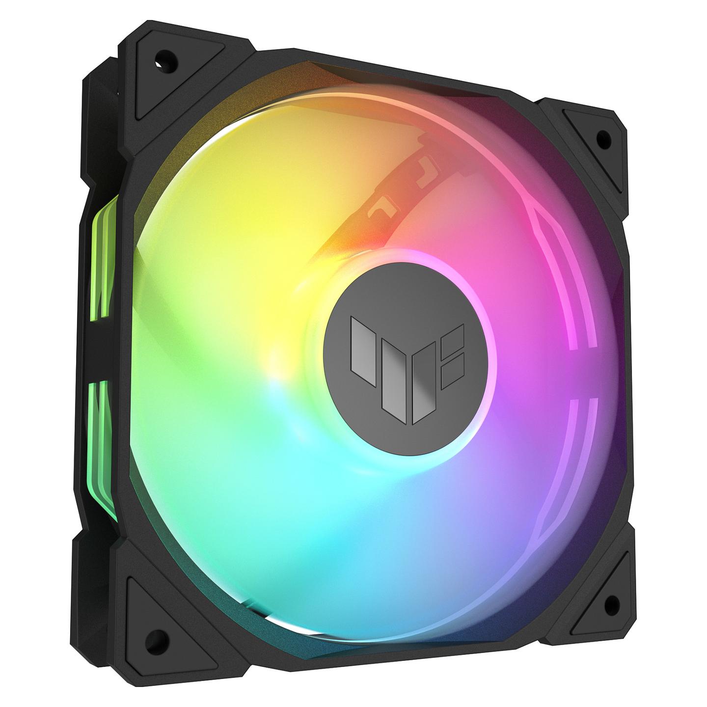 Ftohës për Kasë 120mm ASUS TUF Gaming TR120 ARGB Reverse 3-Pack – Zezë - 3