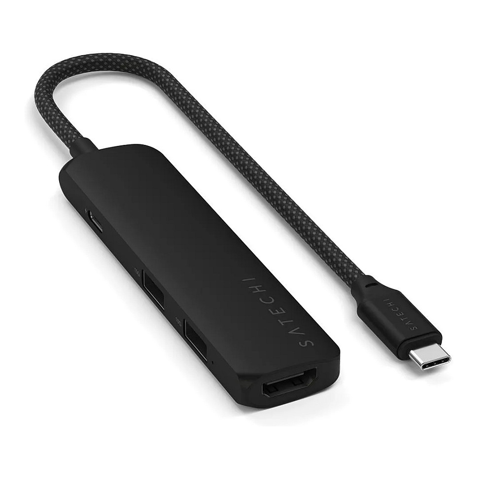 Hub Satechi ST-P4SK / 2x USB-A / 1x HDMI / 1x USB-C PD / 80W PD / 100W – Zezë - 5