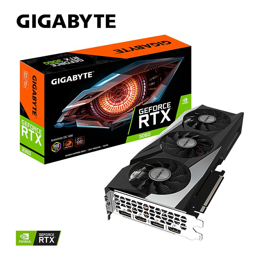 Kartelë Grafike NVIDIA GeForce RTX 3060, 12GB GDDR6, 192-bit, GIGABYTE GAMING OC 12G Rev. 2.0 - 9