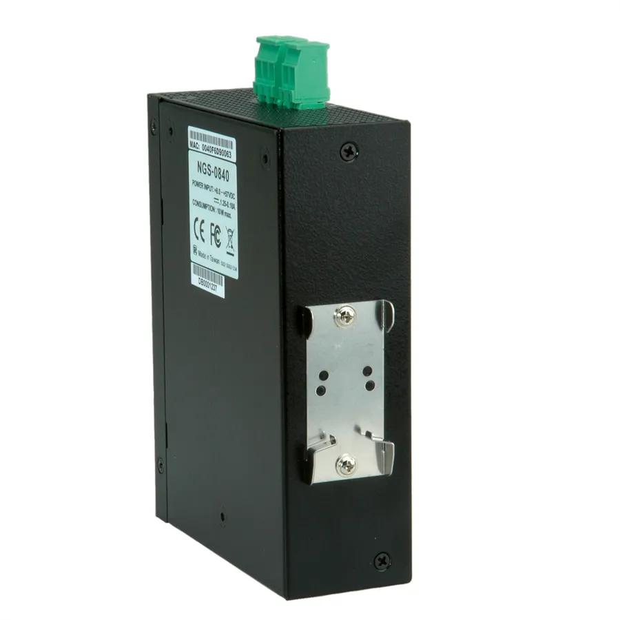 Switch Industrial ROLINE 21.13.1163, 8x Gigabit Ethernet RJ45, DIN-Rail - Zezë - 2