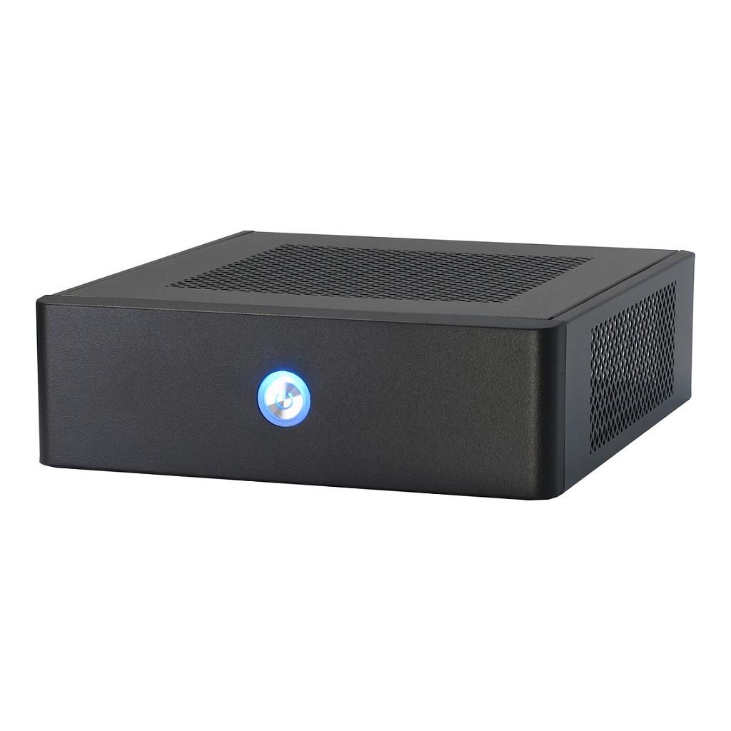 Kasë Inter-Tech ITX-601, Mini-ITX, Mini-Tower, 2x 2.5", Furnizim 60W - Zezë - 3