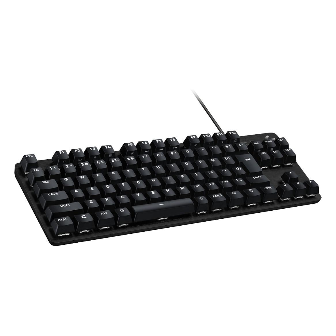 Tastierë Gaming Logitech G413 TKL SE / Mekanike Tactile / QWERTZ DE / LED e Bardhë / USB / TKL - Zezë - 8