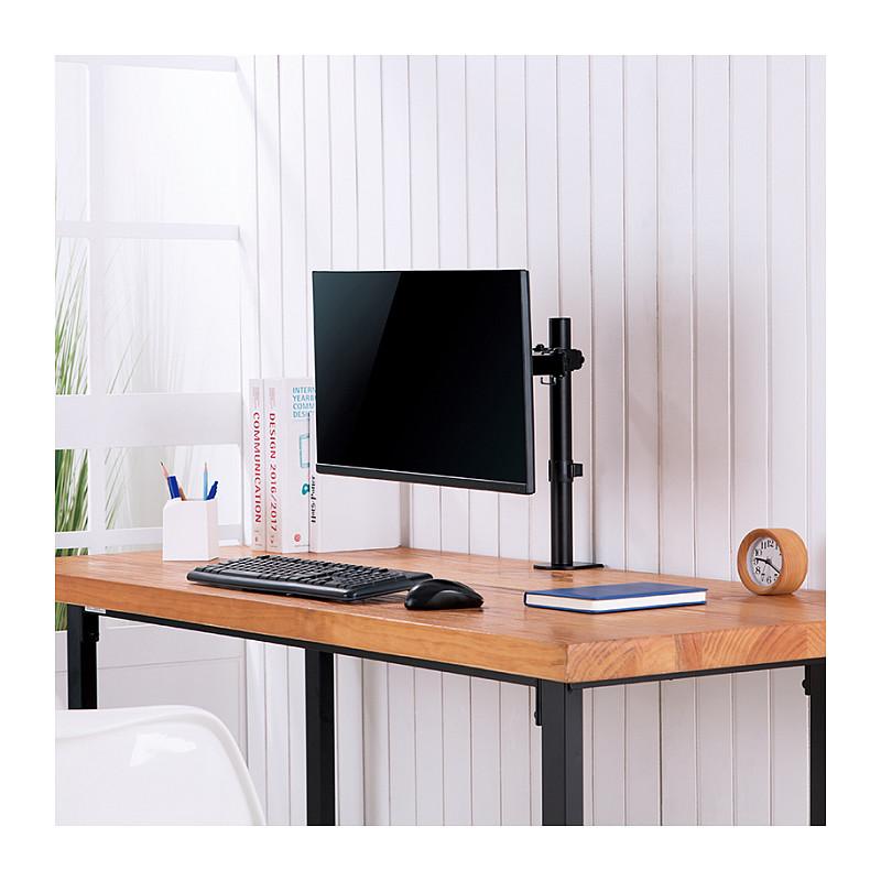 Mbajtëse për Monitor LogiLink BP0043 / 1 Monitor / 17–32" / deri 8kg / 3 Nyje / VESA 75x75 & 100x100 / Rotacion 360° - Zezë - 5