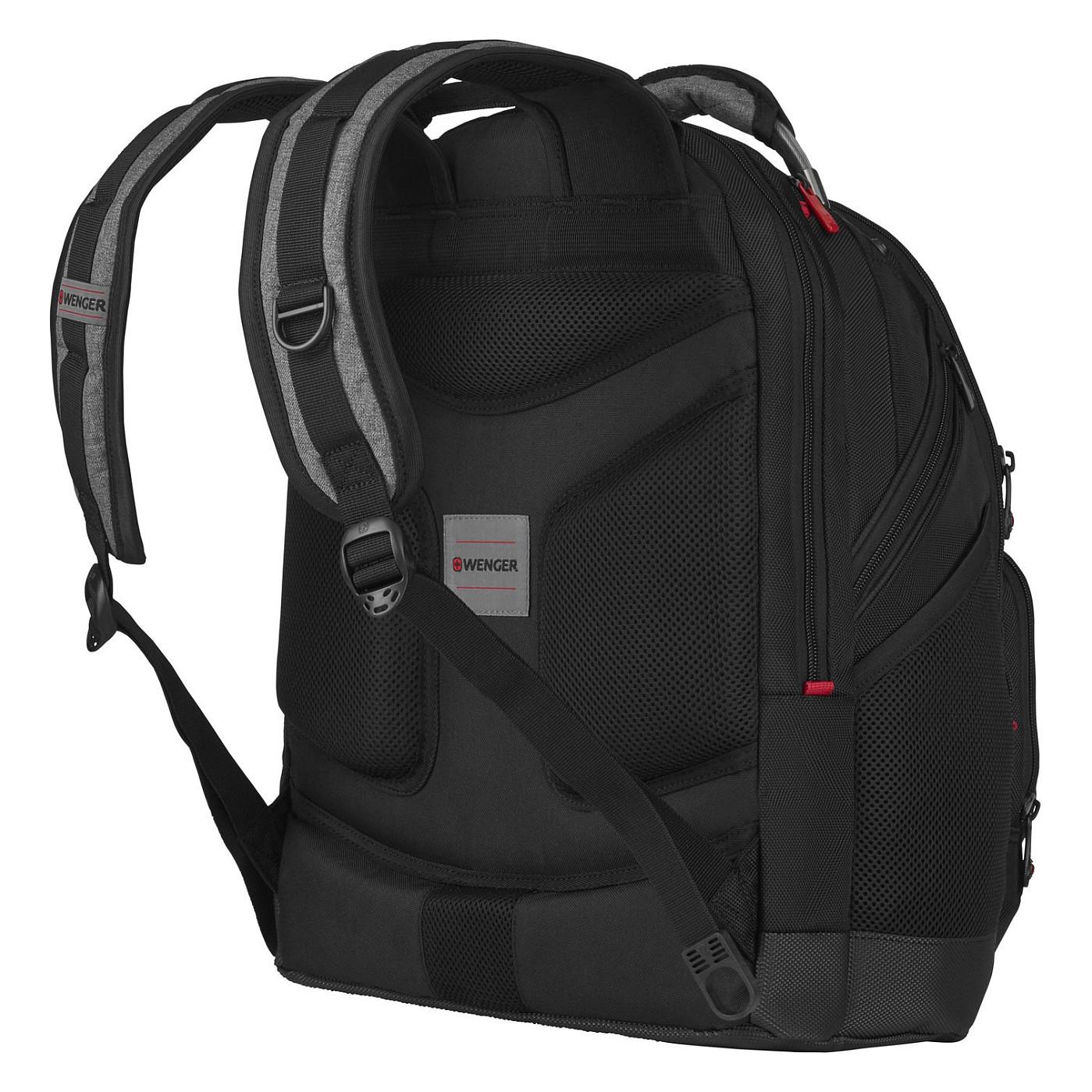 Çantë shpine për Laptop Wenger Ibex Ballistic Deluxe, 14–16 inç, 26 L – Zezë - 8