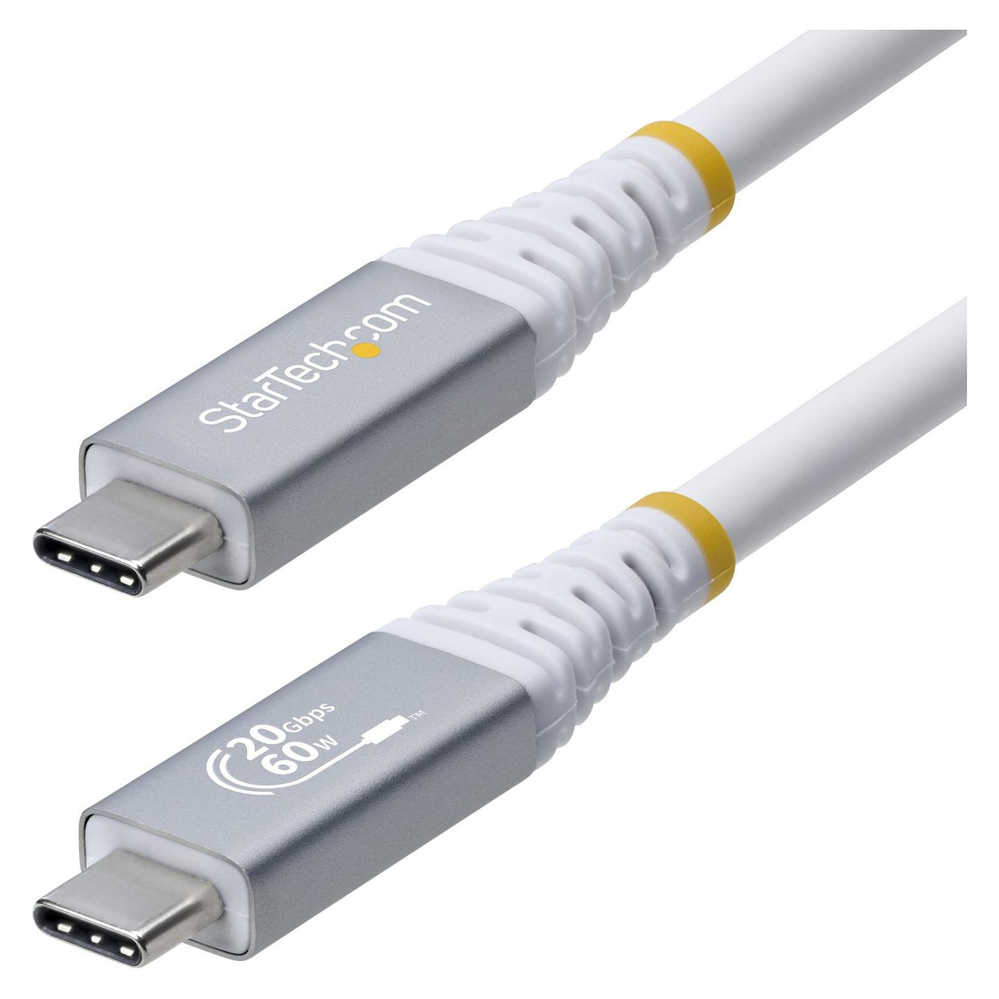 Kabllo USB StarTech.com USB2CC3MNCBR / USB-C në USB-C / 3m / USB 2.0 / 60W / 3A - Zezë