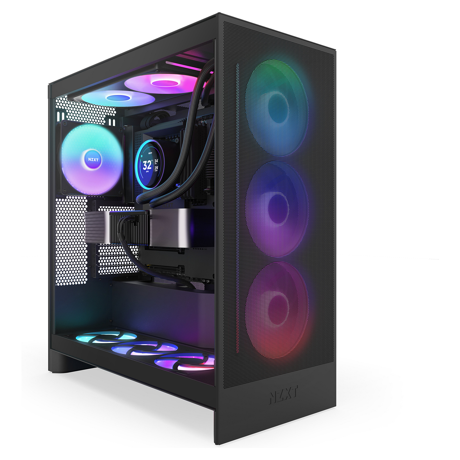 Ftohës për Procesor NZXT Kraken Elite 420 RGB / 420mm / AIO / RGB / LCD - Zezë - 9