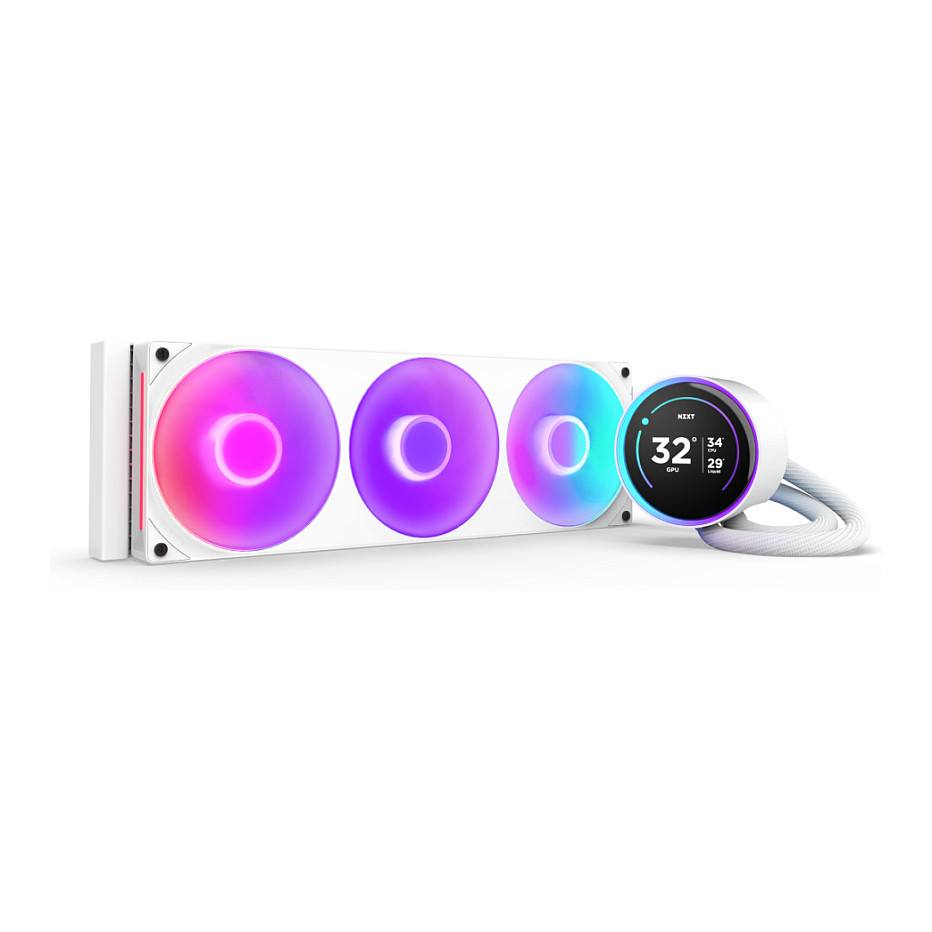 Ftohës për Procesor NZXT Kraken Elite 360 RGB / 360mm / AIO / RGB / LCD - Bardhë