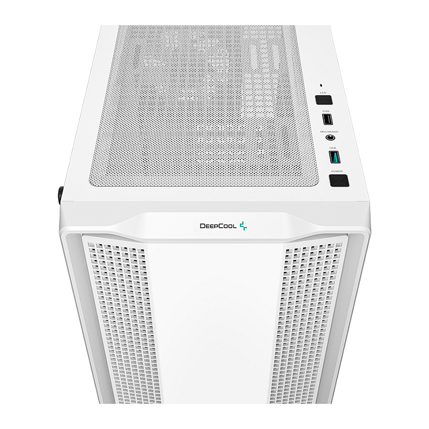 Kasë PC DeepCool CC360 WH ARGB / Mini Tower / Micro ATX / 8x 120mm + 4x 140mm Fan Support / Tempered Glass / Mesh / 360mm Radiator / ARGB - Bardhë - 8