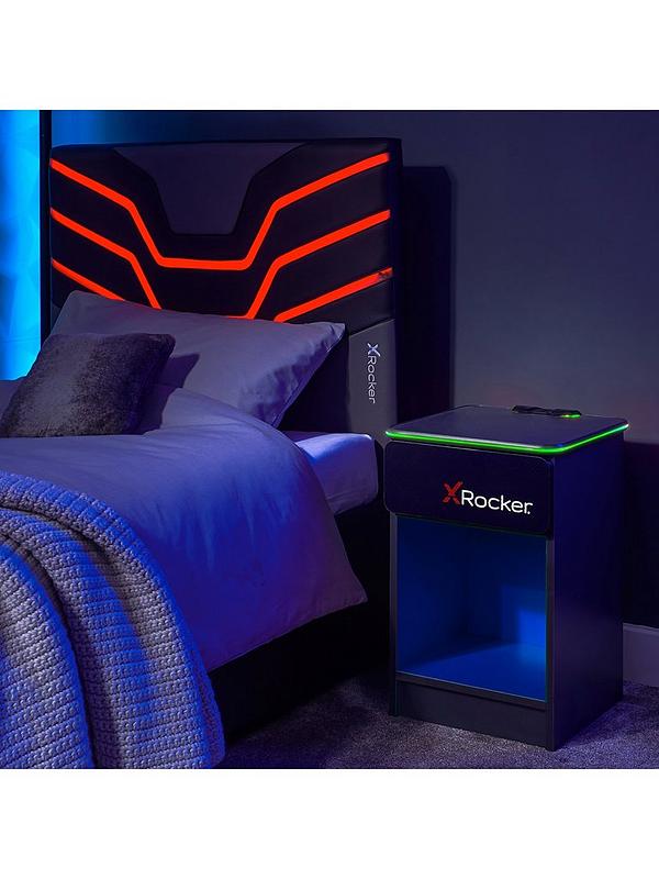 Tavolinë Gaming X Rocker Carbon-Tek - Gri/Kuqe - 3