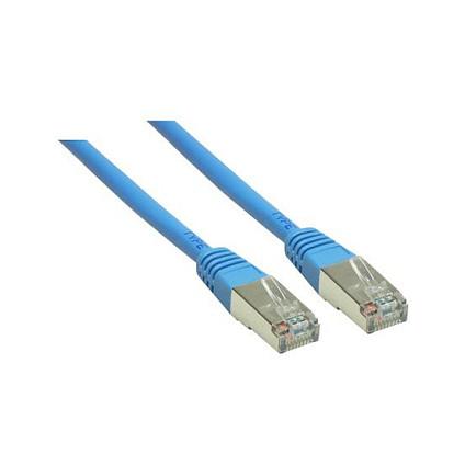 Kabllo për Rrjet Alcasa 8060-010B / RJ45 - RJ45 / Cat.6 / S/FTP / AWG 27 / 250 MHz / 1 m - Blu