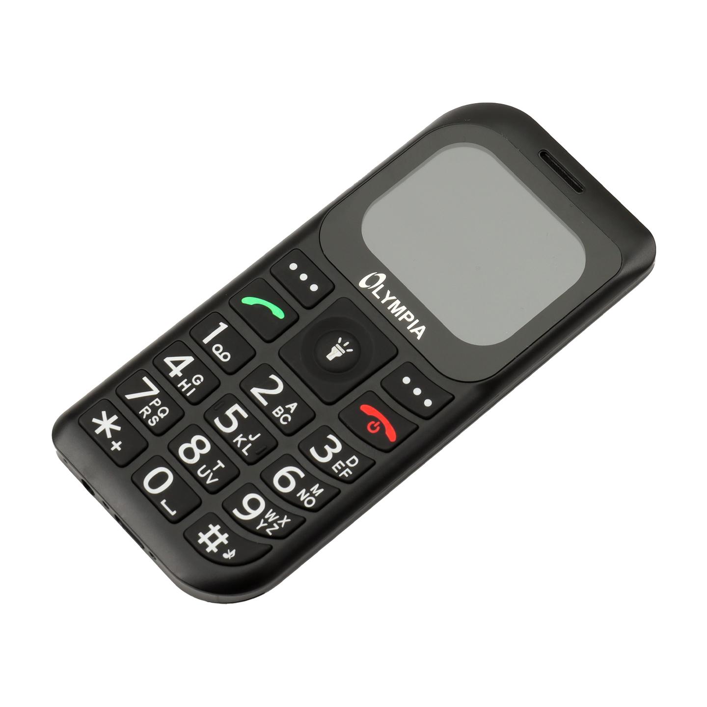 Telefon i thjeshtë Olympia Bella+ 2264 / 1.77" / 4G LTE / Bluetooth / FM Radio / SOS / Stacion Karikimi - Zezë - 4