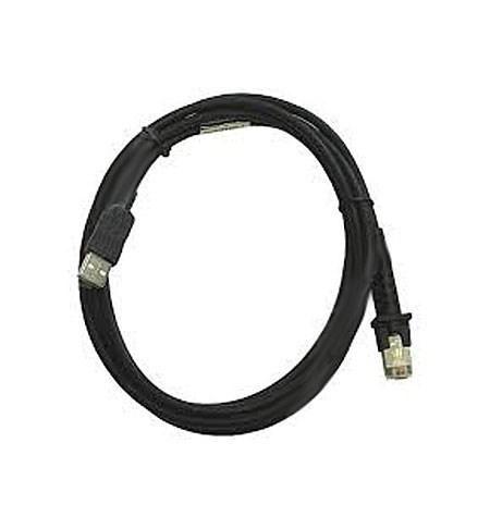 Kabllo USB Datalogic 90A052258, USB-A në RJ-45 (10-pin), 2 m, USB 2.0 – Zezë