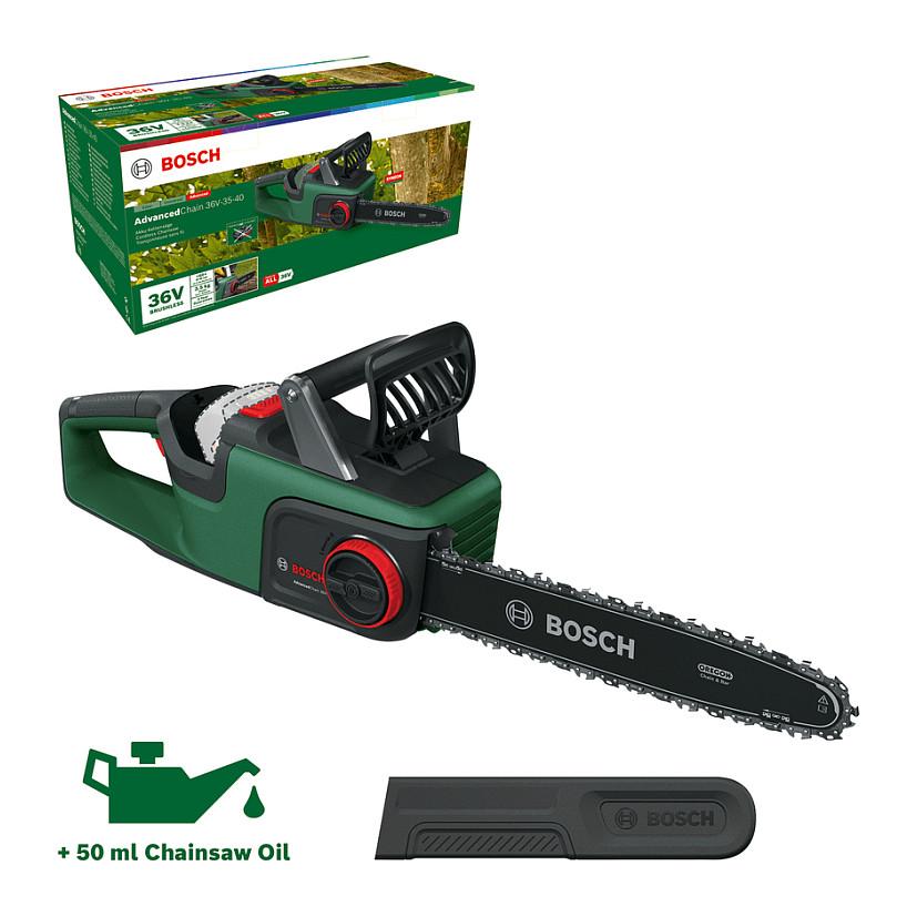 Sharrë me Zinxhir Bosch AdvancedChain 36V-35-40, 36V, 35cm, 14m/s - Gjelbër/Zezë - 3