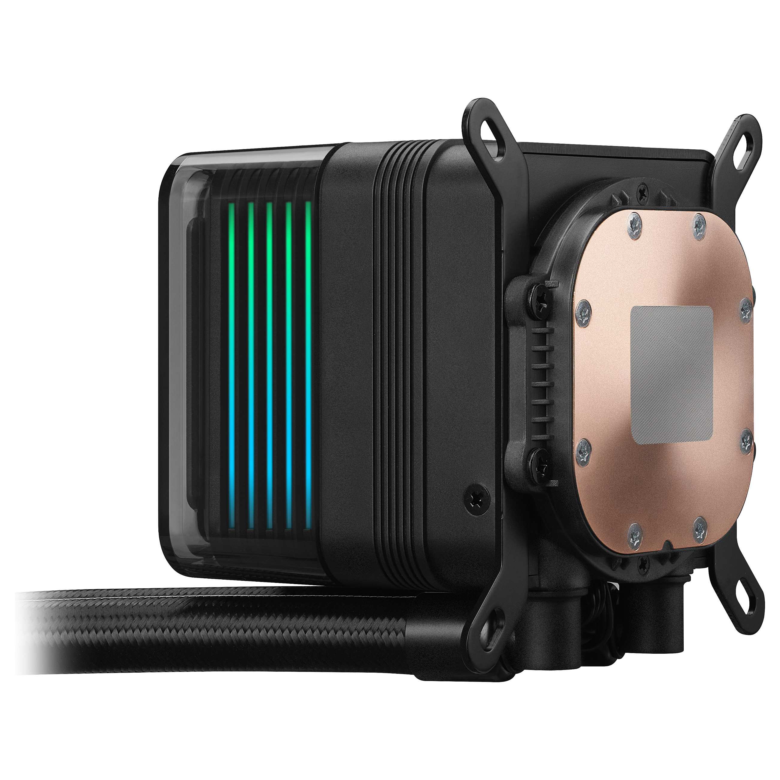Ftohës për Procesor ASUS LC 360 ARGB / AIO Liquid Cooler / 360mm Radiator / 3×120mm ARGB PWM Fans – Zezë - 8