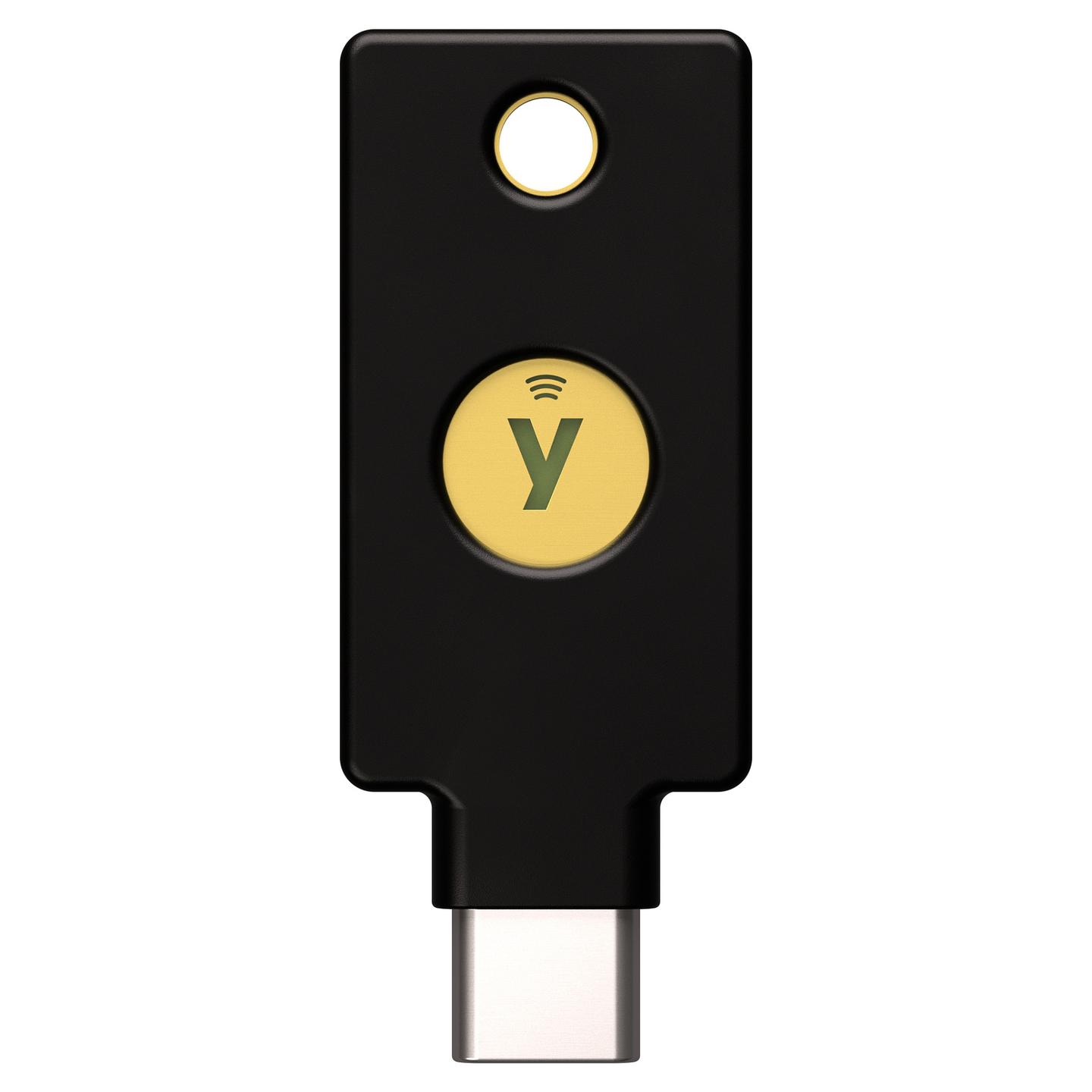 Çelës Sigurie Yubico YubiKey 5C NFC FIPS, USB-C, NFC, FIDO2, FIPS 140-2, IP68 - Zezë - 2
