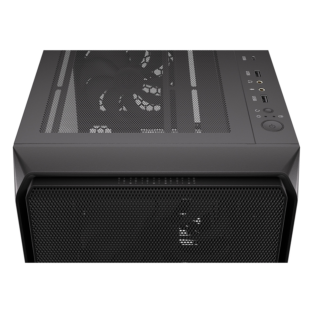 Kasë PC ENDORFY Arx 500 ARGB / ATX / ITX / Micro ATX / 4x 140mm ARGB Fan / SSD 2.5" / HDD 2.5"/3.5" - Zezë - 22