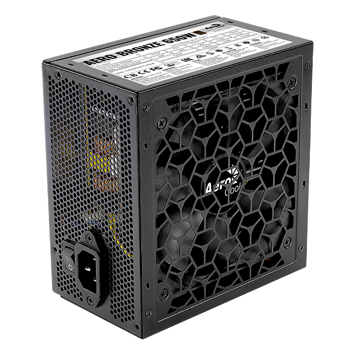 Furnizues Energjie ATX AeroCool AERO 650 / 650W / 80 PLUS Bronze / ATX 2.52 - Zezë