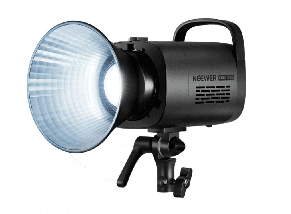 Dritë e Mençur Neewer CB60, RGB, 70W, 18000Lux, 2700-6500K, CRI 97+, TLCI 98+, Bowens Mount - Zezë