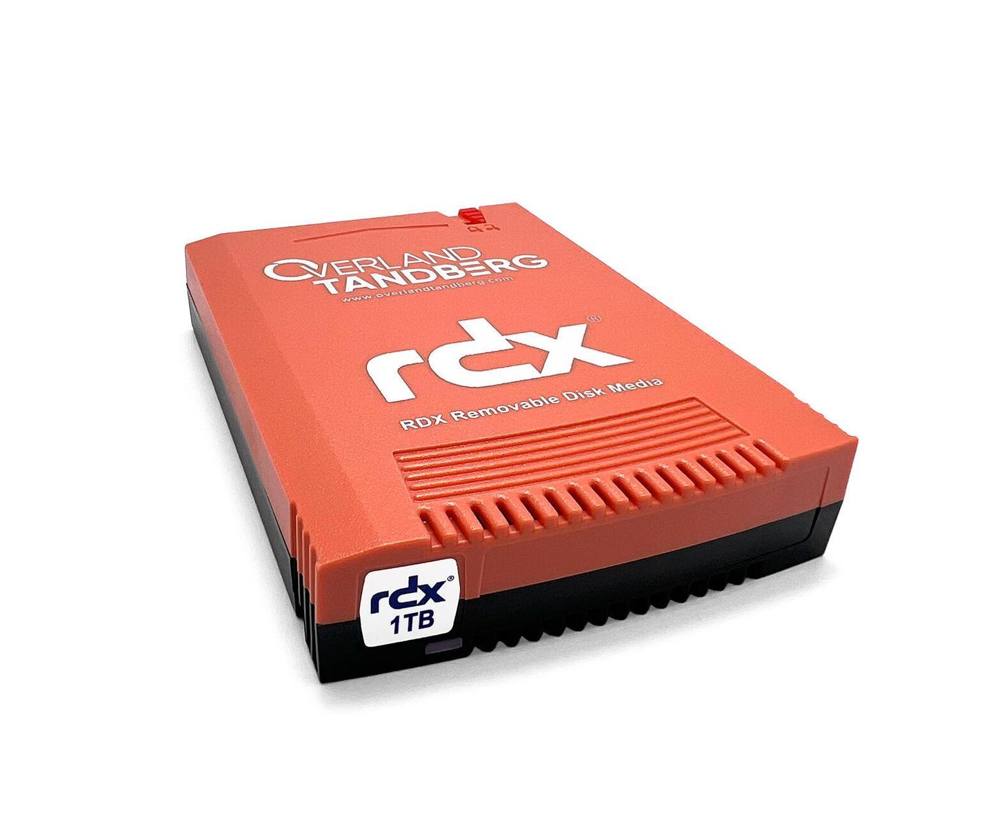 Aksesorë për Disqe Tandberg Data RDX Cassette OT 1TB / 8877-RDX Zezë – Zezë/Portokalli