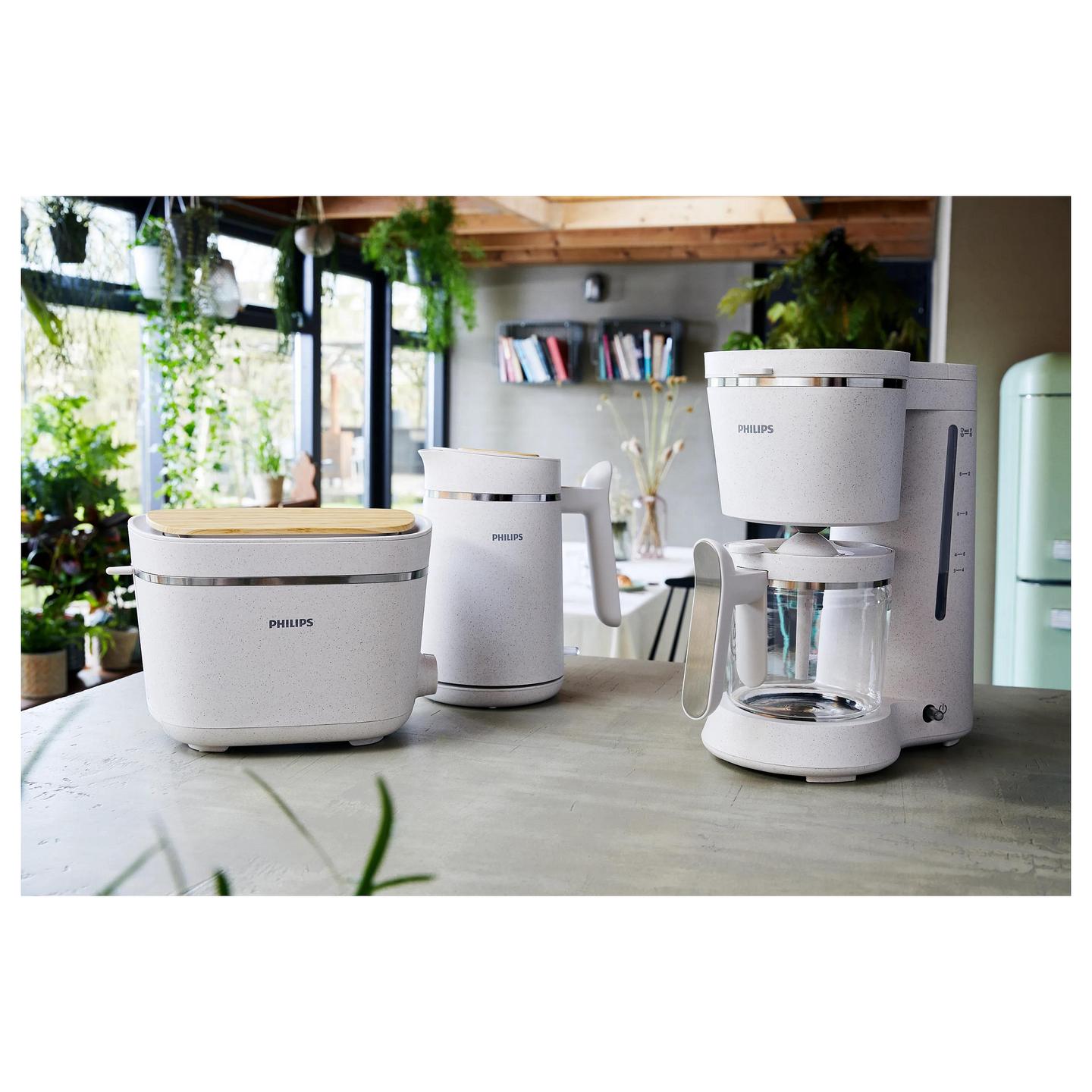 Çajnik Elektrik Philips Series 5000 HD9365/10, 1.7L, 1850–2200W, 360°, 100% Plastikë Bio-bazë – Bardhë - 5