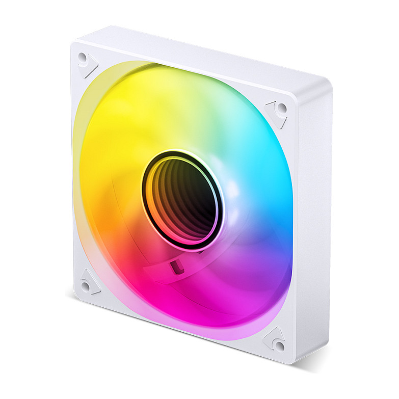 Ftohës për Kasë Jonsbo SL-120 / 120mm / 600-1500 RPM / PWM / ARGB / 101.06 m³/h / 32 dBA / 20 LED – Bardhë - 8