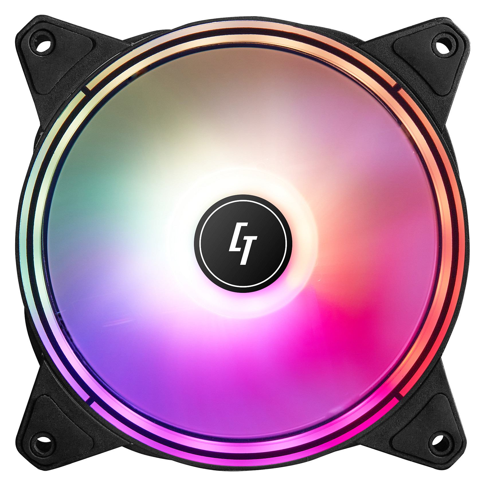Ftohës për Kasë Chieftec NF-1225RGB / 120mm / 1600 RPM / ARGB / PWM – Zezë - 2