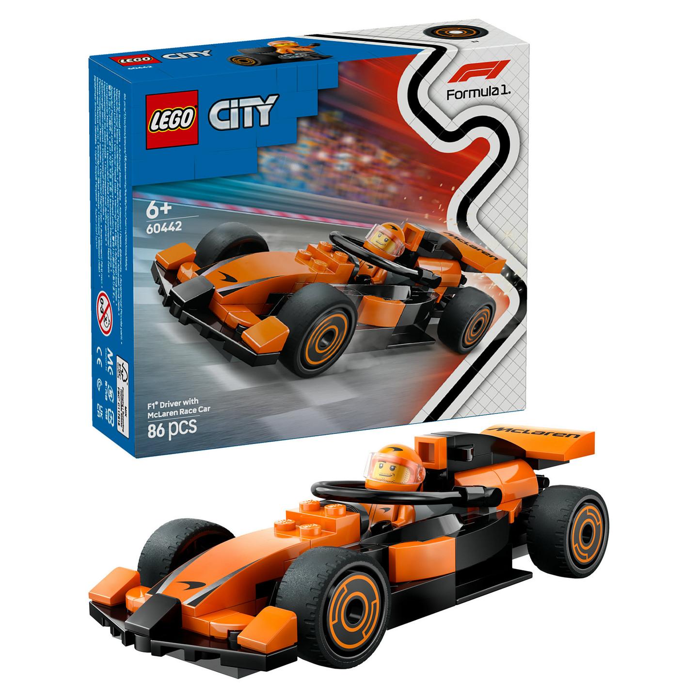 LEGO City F1 Driver with McLaren Race Car 60442 - 14