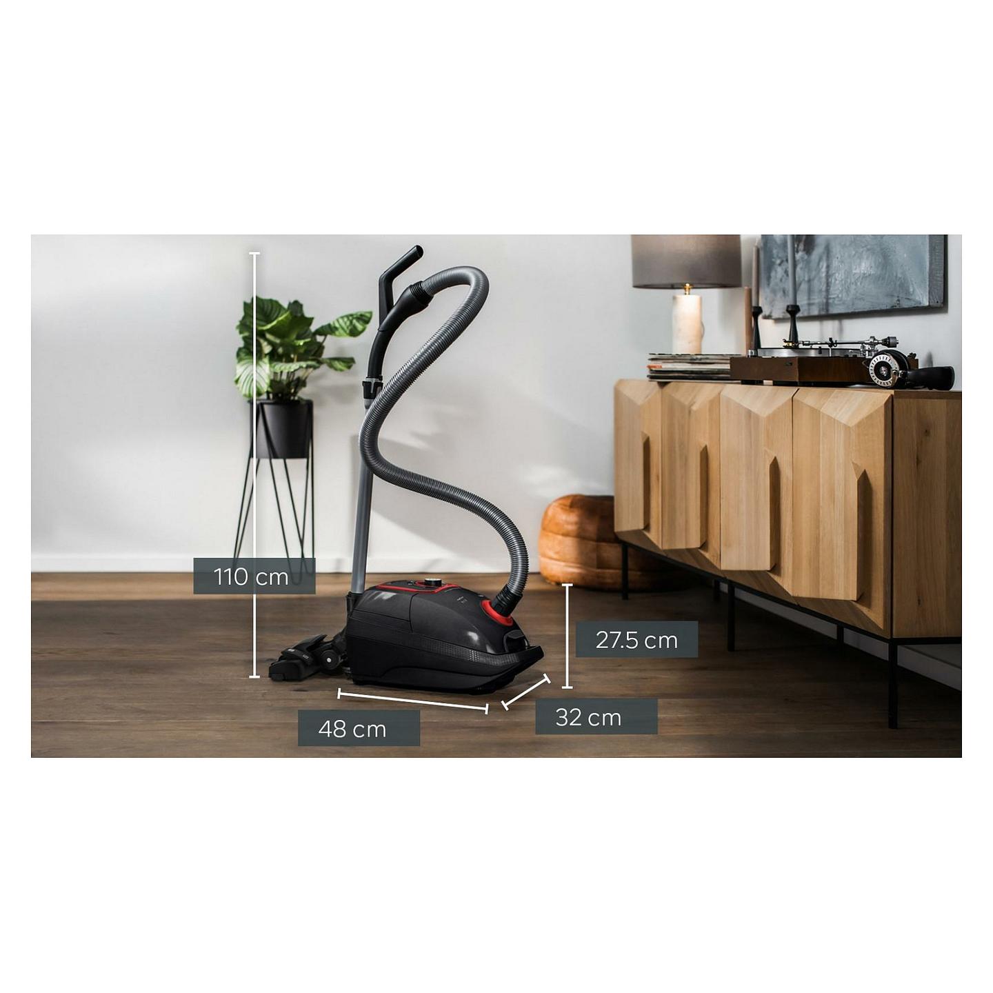 Fshesë Elektrike Siemens VSZ7XTRM / 750W / 5L / AllergyPlus / 70dB / 15m - Zezë/Kuqe - 4
