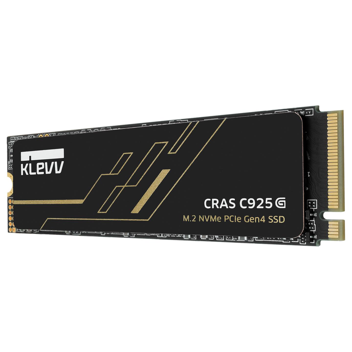 SSD e Brendshme KLEVV CRAS C925G, 1TB, M.2 2280, PCIe 4.0 x4 NVMe, 7400MB/s Read, 6300MB/s Write - 10
