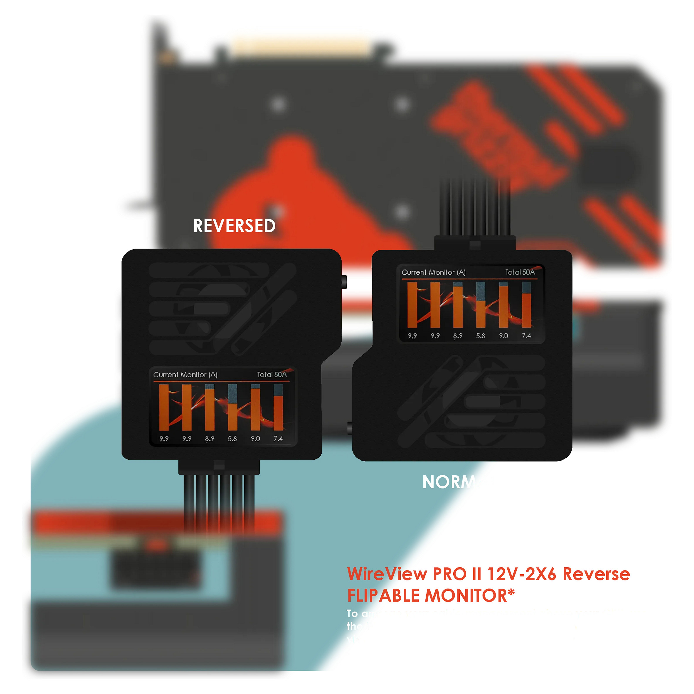 Aksesor për Kartelë Grafike Thermal Grizzly WireView Pro II GPU 12V-2x6 / Ekran TFT-IPS / Monitorim Konsumi (Per-Pin) – Zezë - 7