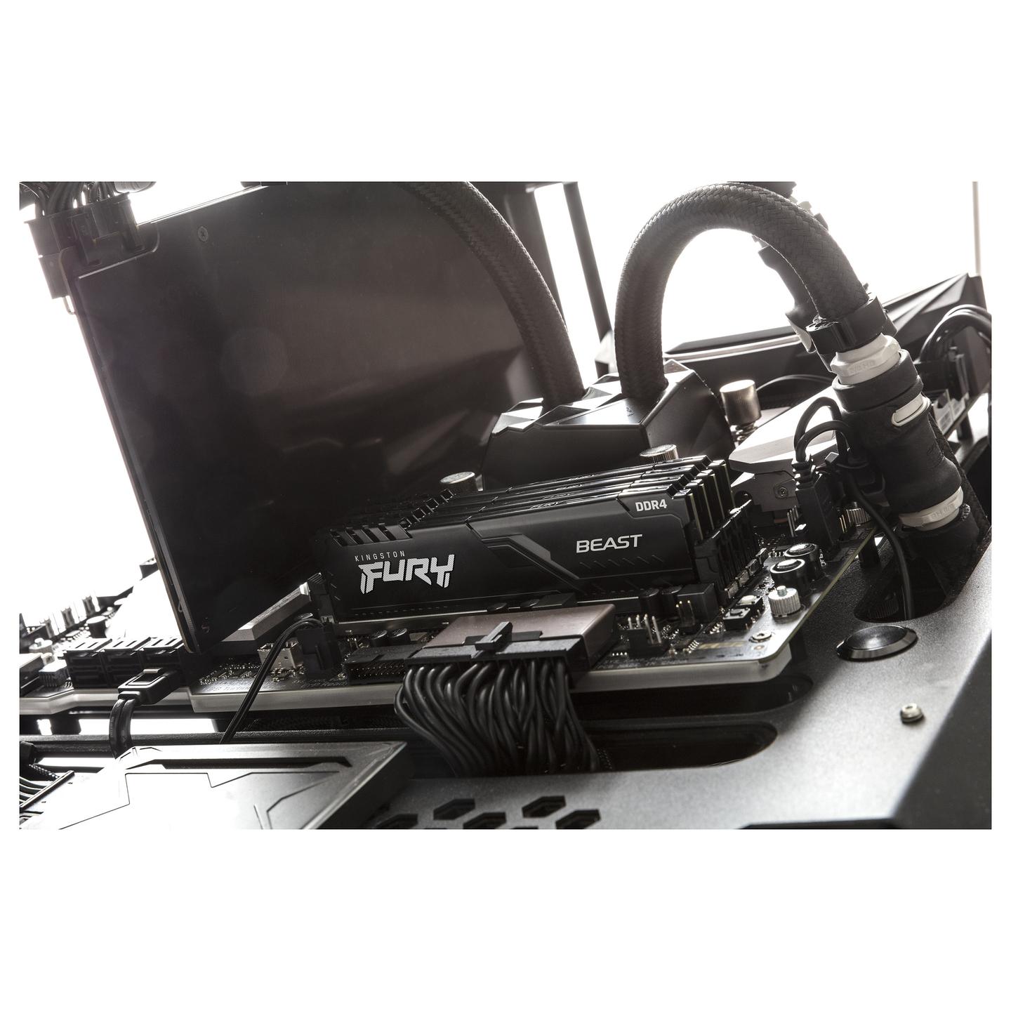 RAM Memorie DDR4 Kingston FURY Beast / 64GB (4x16GB) / DIMM / 3600MHz / CL18 / 288-pin - Zezë - 11