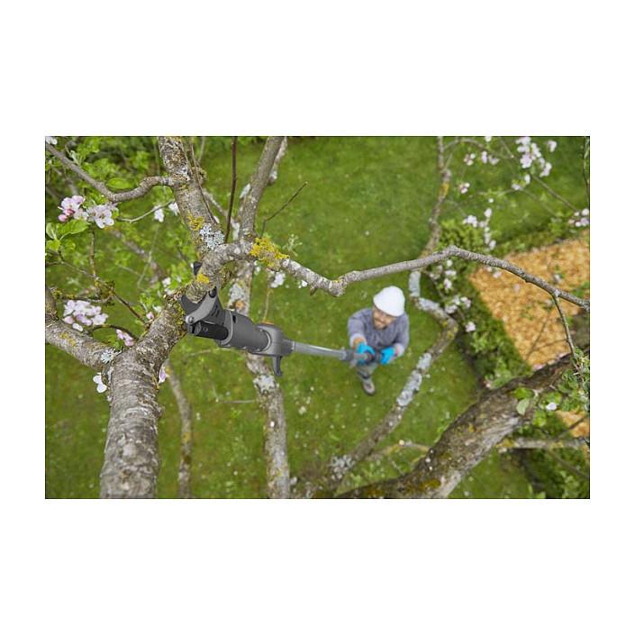 Gërshërë Teleskopike për Degë me Bateri GARDENA HighCut 360/18V P4A, 18V, 28mm, 3.2–3.6m, deri në 5m - Hiri - 3