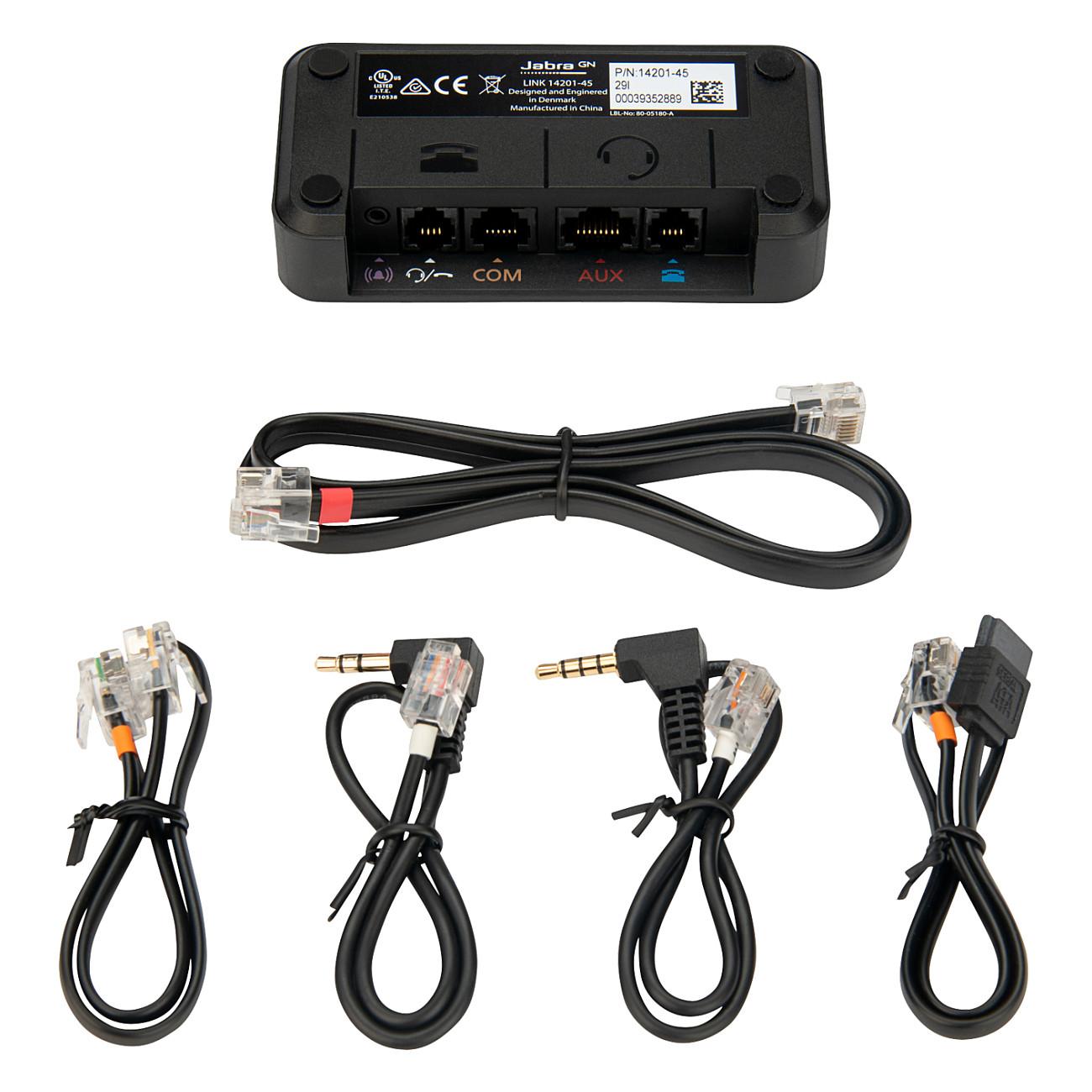 Aksesor për Kufje Jabra Link 14201-45, Adapter EHS, për Headset Wireless Jabra dhe Telefona Alcatel - Zezë - 2