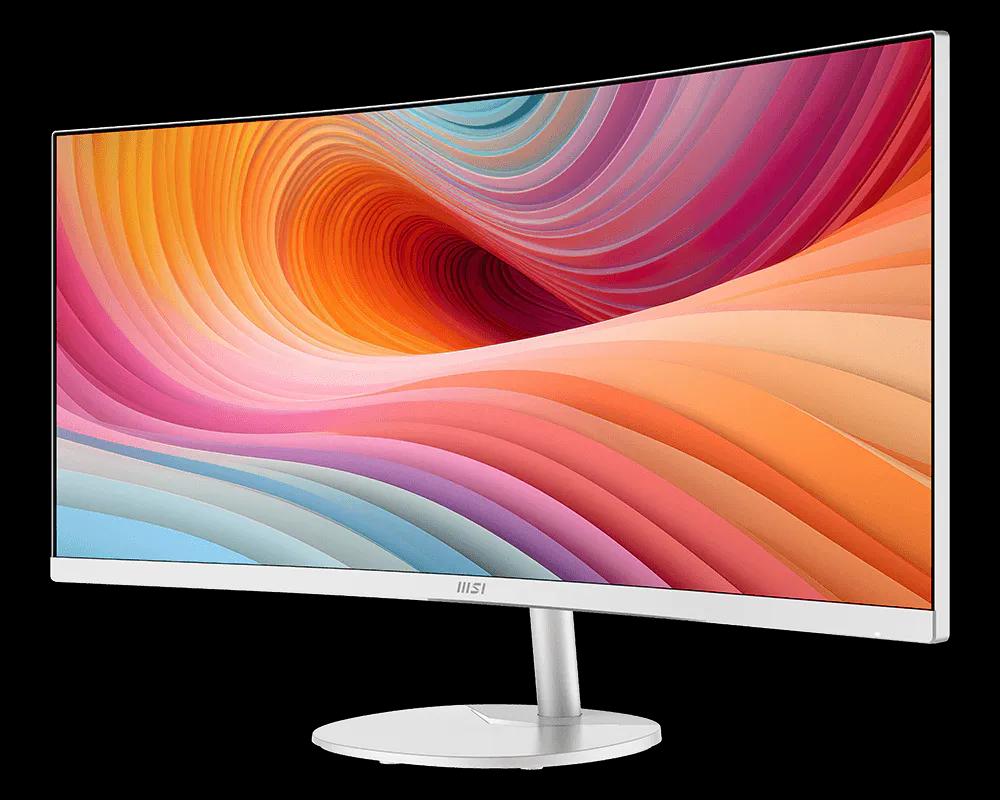 Monitor MSI PRO MP341CQW E12 / 34"/ UWQHD Curved AG / 120Hz / 1ms / HDMI + DP - Bardhë - 2