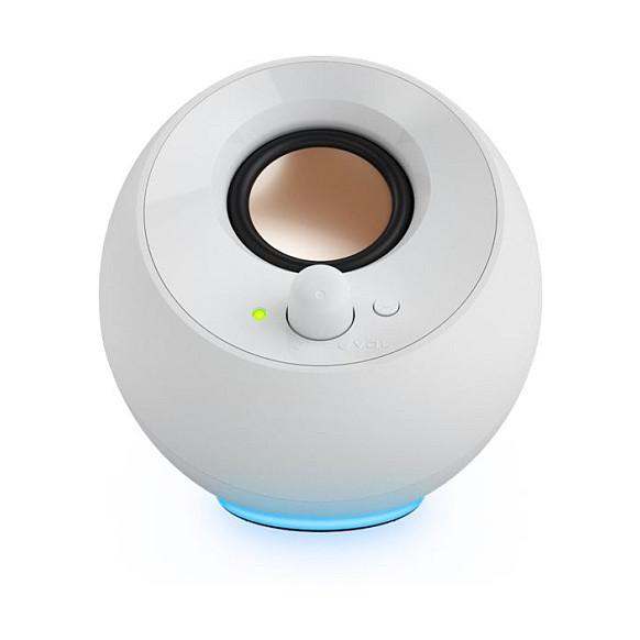 Altoparlantë Creative Labs Pebble SE, 2.0, 4.4W RMS, 8.8W Peak, USB-C, AUX, RGB - Bardhë - 3