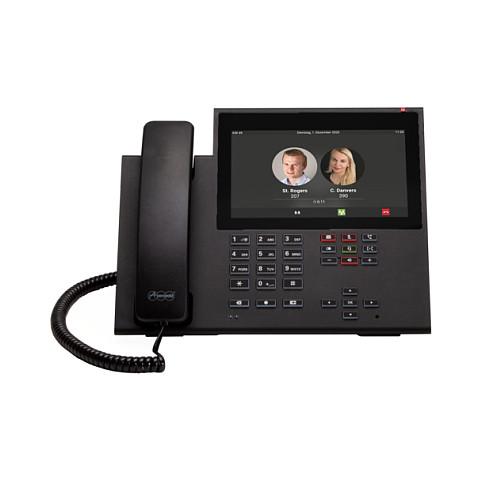 Telefon VoIP Auerswald COMfortel D-600 / 90263 / SIP / Ekran TFT 7" me prekje / 6 Llogari SIP / Gigabit Ethernet / Wi-Fi / Bluetooth – Zezë - 2